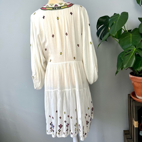 Free People Light It Up Embroidered Tunic Dress - Picture 11 of 14